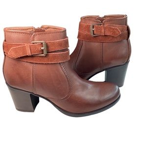 Clark’s Diane Peake Mahogany Ankle Boot